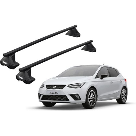 Barras THULE EVO SquareBar para autos SEAT Ibiza desde 2017