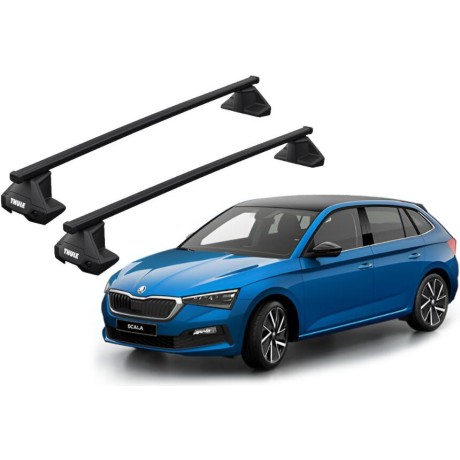 Barras THULE EVO SquareBar para autos SKODA Scala desde 2019