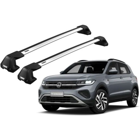 Barras THULE EDGE Flush para autos VOLKSWAGEN T-Cross desde 2019