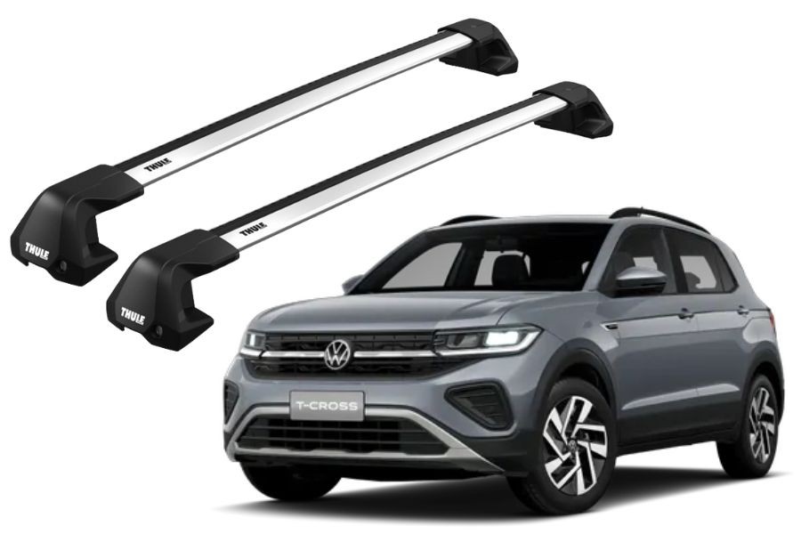 Barras THULE EDGE Flush para autos VOLKSWAGEN T-Cross desde 2019