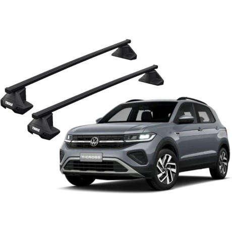 Barras THULE EVO SquareBar para autos VOLKSWAGEN T-Cross desde 2019