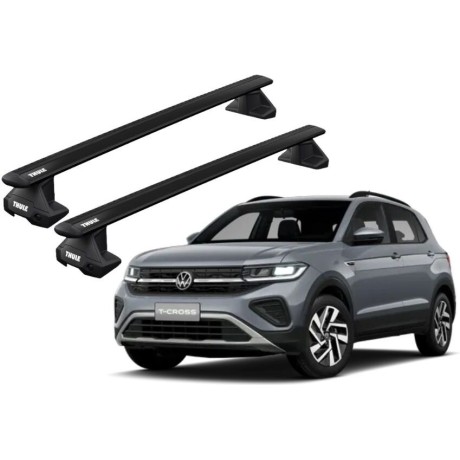 Barras THULE EVO WingBar para autos VOLKSWAGEN T-Cross desde 2019 negro