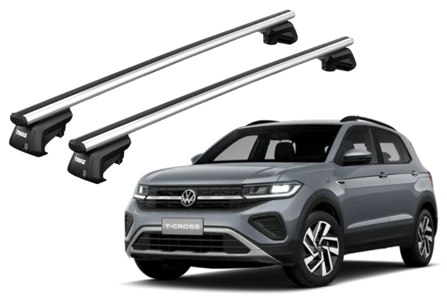 Barras THULE SmartRack XT AluBar para autos VOLKSWAGEN T-Cross desde 2019