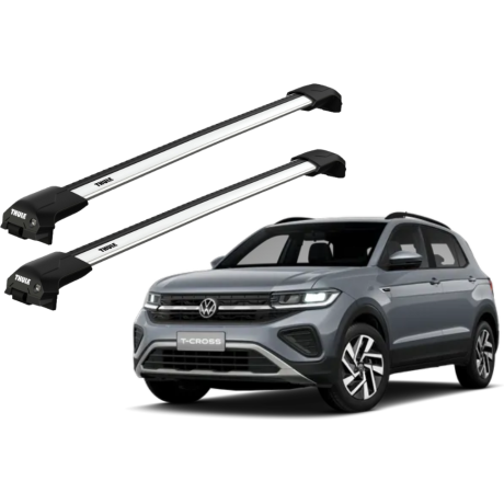 Barras THULE EDGE Flush para autos VOLKSWAGEN T-Cross desde 2019
