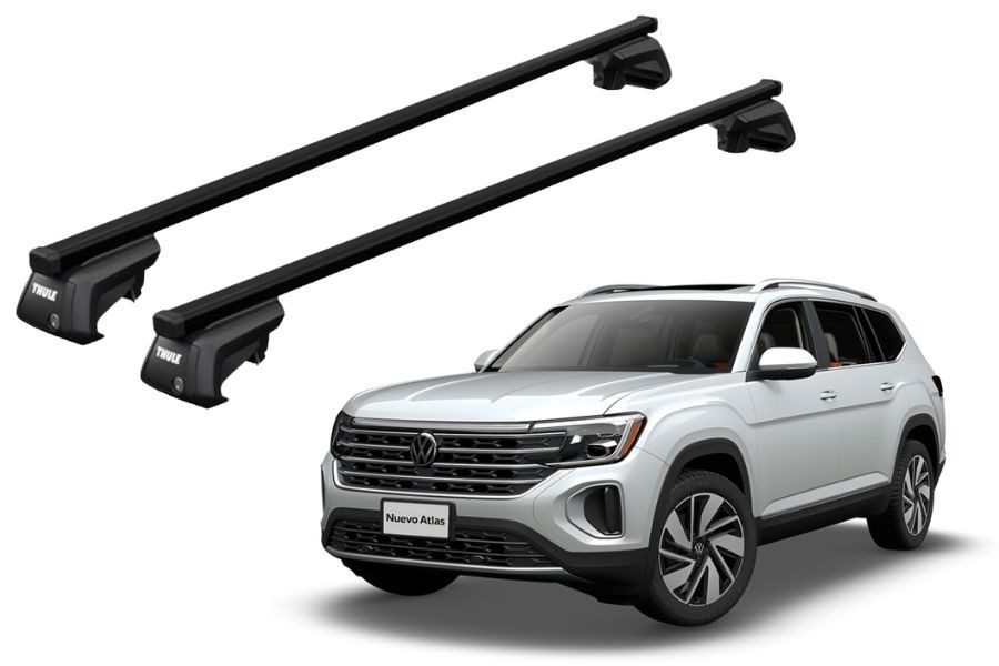 Barras THULE EVO SquareBar para autos VOLKSWAGEN Atlas desde 2018