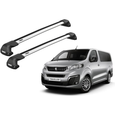 Barras THULE EDGE Flush para Van PEUGEOT Traveller desde 2016 a 2024