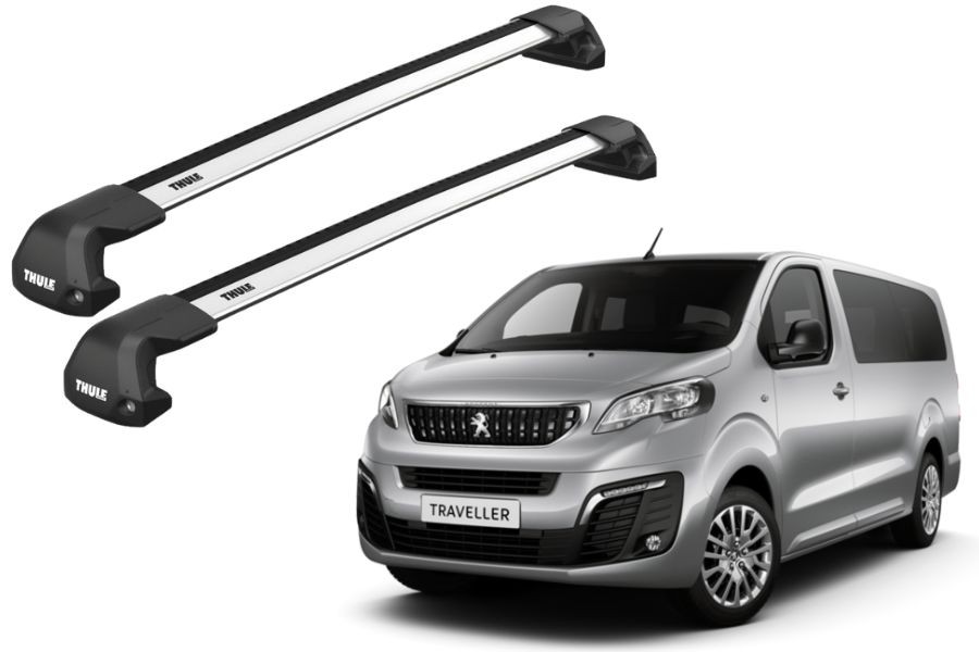 Barras THULE EDGE Flush para Van PEUGEOT Traveller desde 2016 a 2024