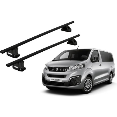 Barras THULE EVO SquareBar para Van PEUGEOT Traveller desde 2016 a 2024