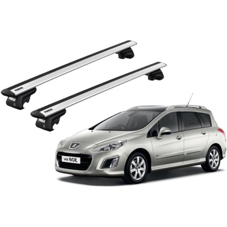 Barras THULE EVO WingBar para autos PEUGEOT 308 SW 2008 a 2013