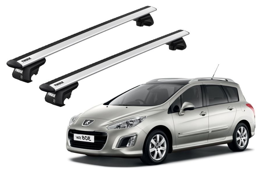 Barras THULE EVO WingBar para autos PEUGEOT 308 SW 2008 a 2013
