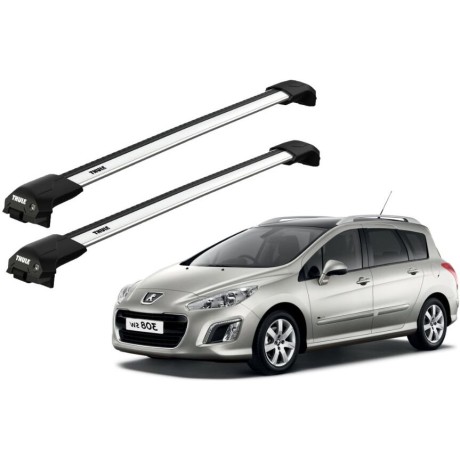 Barras THULE EDGE Flush para autos PEUGEOT 308 SW 2008 a 2013