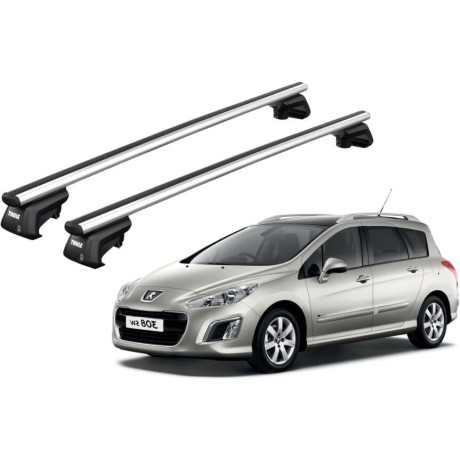 Barras THULE SmartRack XT AluBar para autos PEUGEOT 308 SW 2008 a 2013