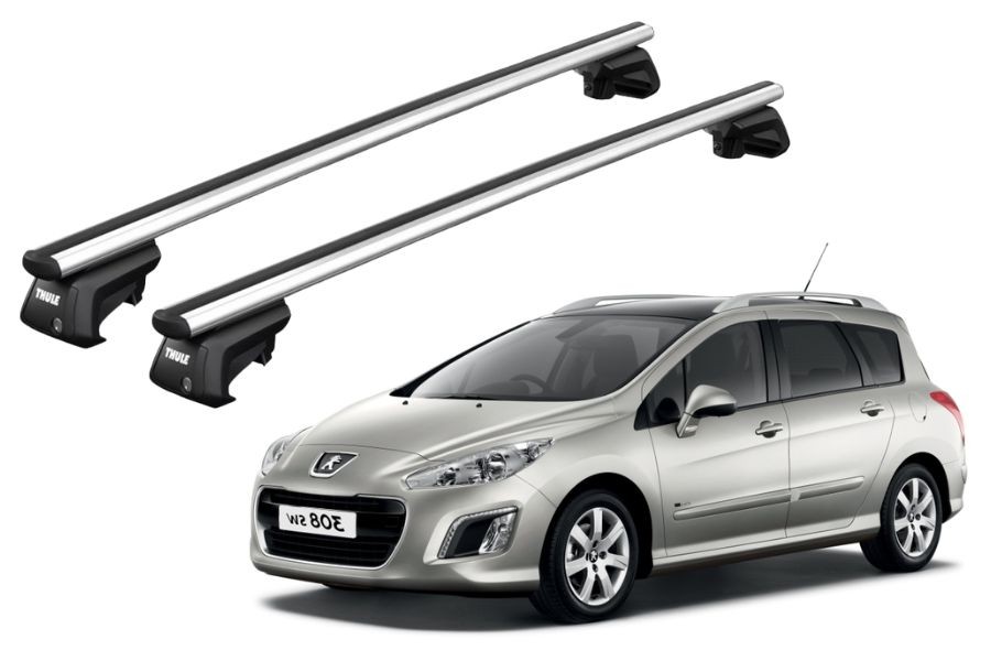 Barras THULE SmartRack XT AluBar para autos PEUGEOT 308 SW 2008 a 2013