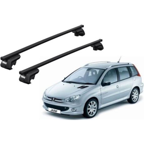 Barras THULE SmartRack XT para autos PEUGEOT 206 SW 2002 a 2008