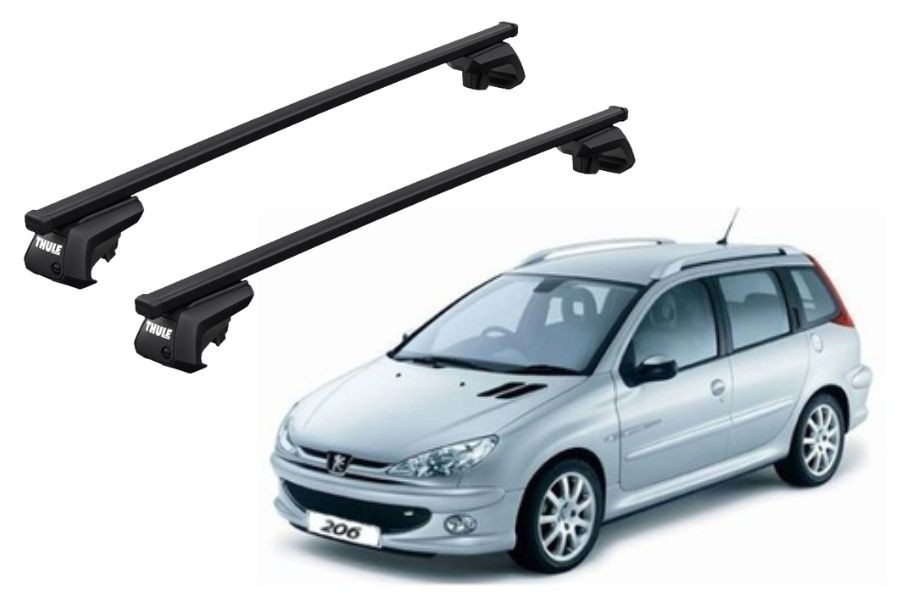 Barras THULE SmartRack XT para autos PEUGEOT 206 SW 2002 a 2008