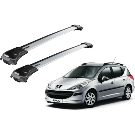 Barras THULE EDGE para autos PEUGEOT 207 SW 2006 a 2012