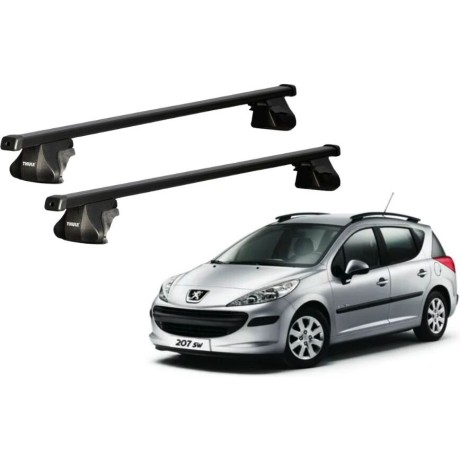 Barras THULE SmartRack para autos PEUGEOT 207 SW 2006 a 2012