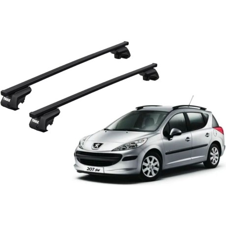 Barras THULE SmartRack XT para autos PEUGEOT 207 SW 2006 a 2012