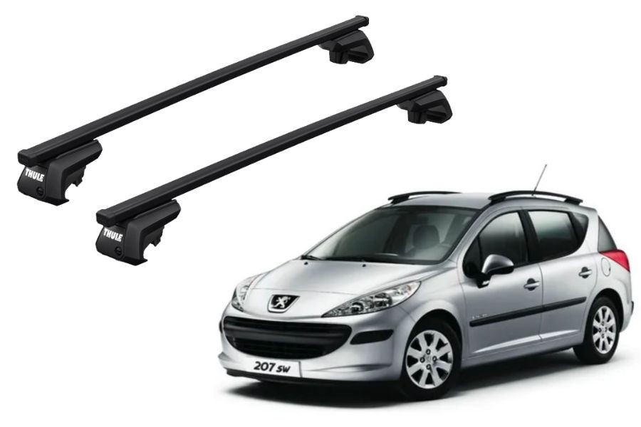 Barras THULE SmartRack XT para autos PEUGEOT 207 SW 2006 a 2012