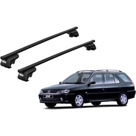 Barras THULE SmartRack XT para autos PEUGEOT 306 1997 a 2001