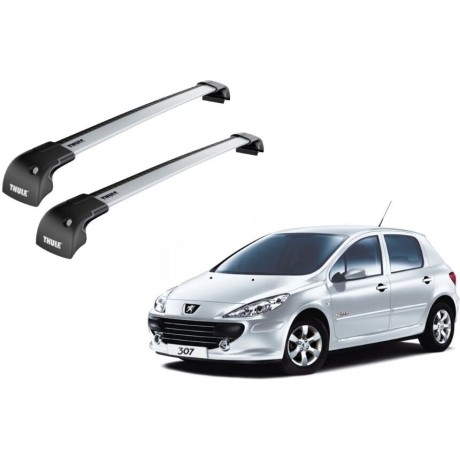 Barras THULE EDGE para autos PEUGEOT 307 2001 a 2004