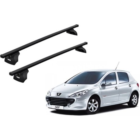 Barras THULE SquareBar para autos PEUGEOT 307 2001 a 2004