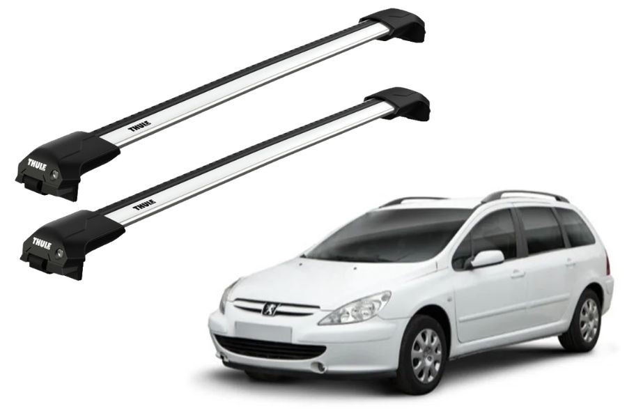 Barras THULE EDGE Flush para autos PEUGEOT 307 SW 2005 a 2008