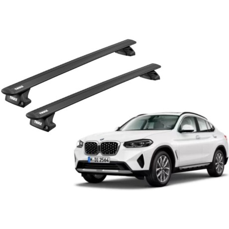 Barras THULE EVO WingBar para autos BMW X4 (G02) desde 2019 negro