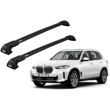 Barras THULE EDGE Flush para autos BMW X5 desde 2019 negro