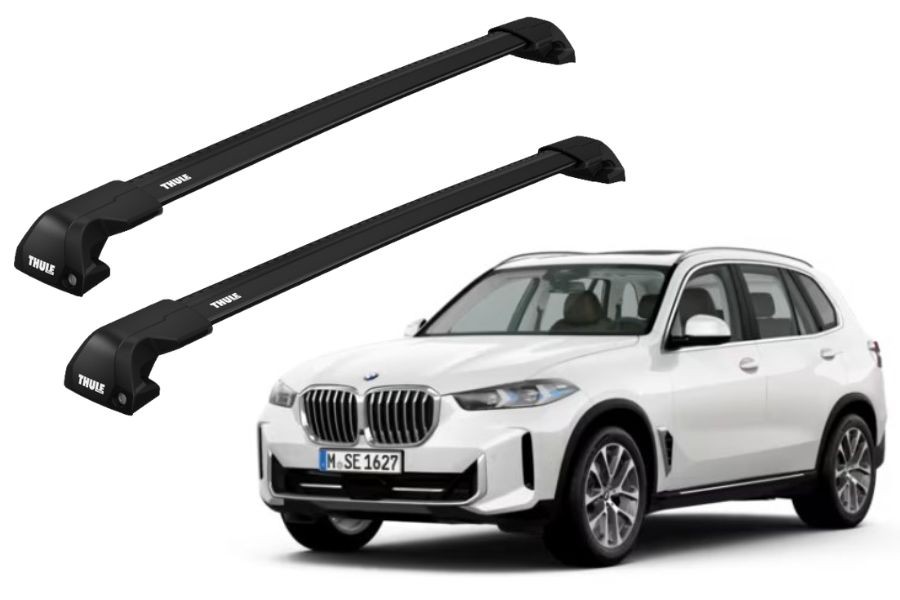 Barras THULE EDGE Flush para autos BMW X5 desde 2019 negro