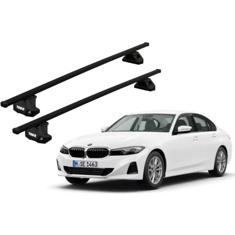 Barras THULE EVO SquareBar para autos BMW 3-Series desde 2019