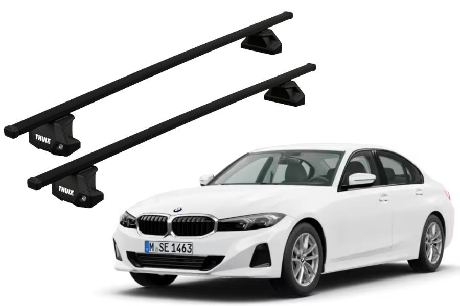Barras THULE EVO SquareBar para autos BMW 3-Series desde 2019