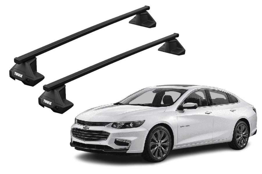 Barras THULE EVO SquareBar para autos CHEVROLET Malibu desde 2016 a 2024
