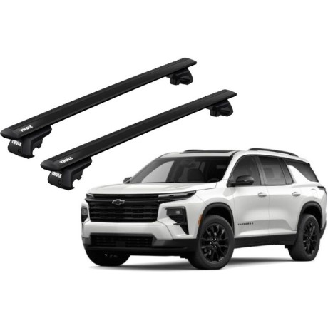 Barras THULE EVO WingBar para autos CHEVROLET Traverse desde 2018 negro