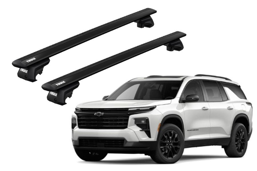 Barras THULE EVO WingBar para autos CHEVROLET Traverse desde 2018 negro