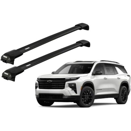 Barras THULE EDGE Flush para autos CHEVROLET Traverse desde 2018 negro
