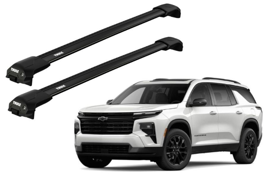 Barras THULE EDGE Flush para autos CHEVROLET Traverse desde 2018 negro