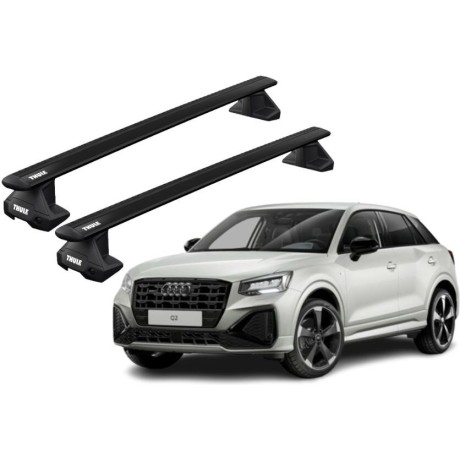 Barras THULE EVO WingBar para autos AUDI Q2 desde 2017 negro