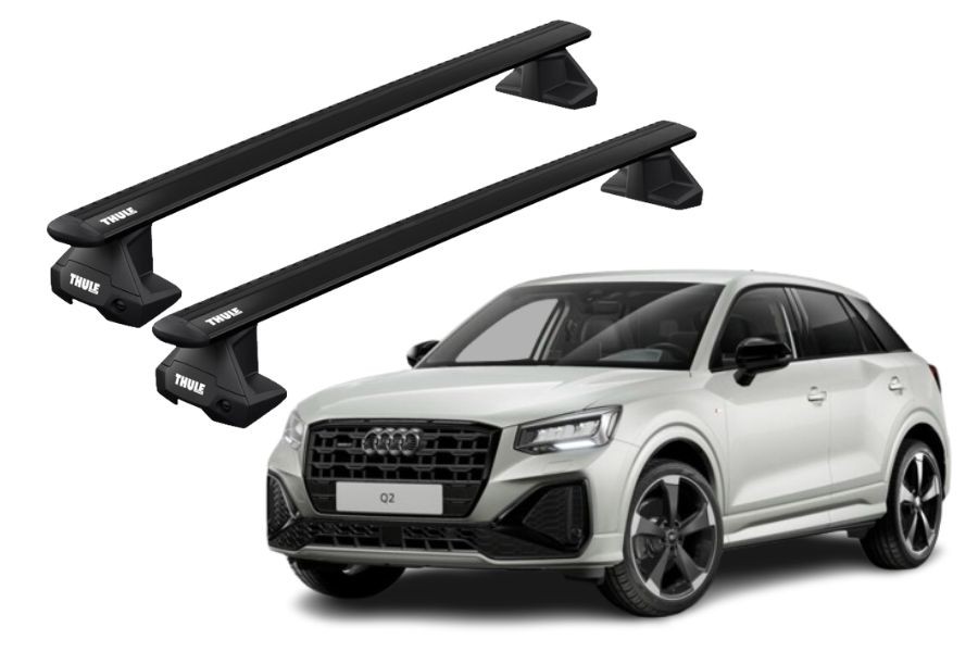 Barras THULE EVO WingBar para autos AUDI Q2 desde 2017 negro