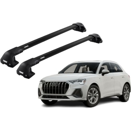 Barras THULE EDGE Flush para autos AUDI Q3 Sportback desde 2020 negro