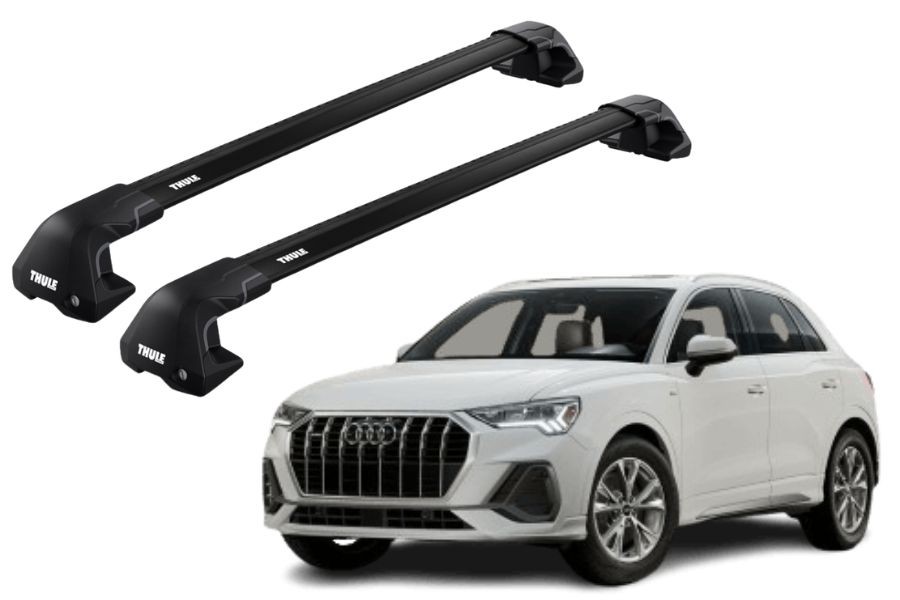 Barras THULE EDGE Flush para autos AUDI Q3 Sportback desde 2020 negro