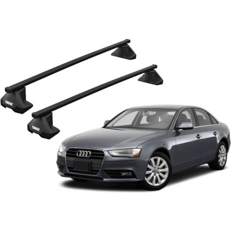 Barras THULE EVO SquareBar para autos AUDI A4 2008 a 2015