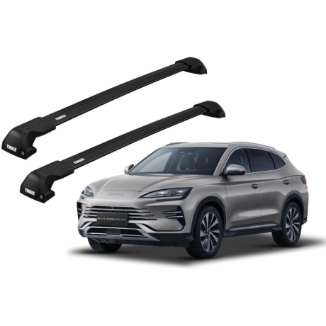 Barras THULE EDGE Flush para autos BYD Song Plus desde 2020 - negro