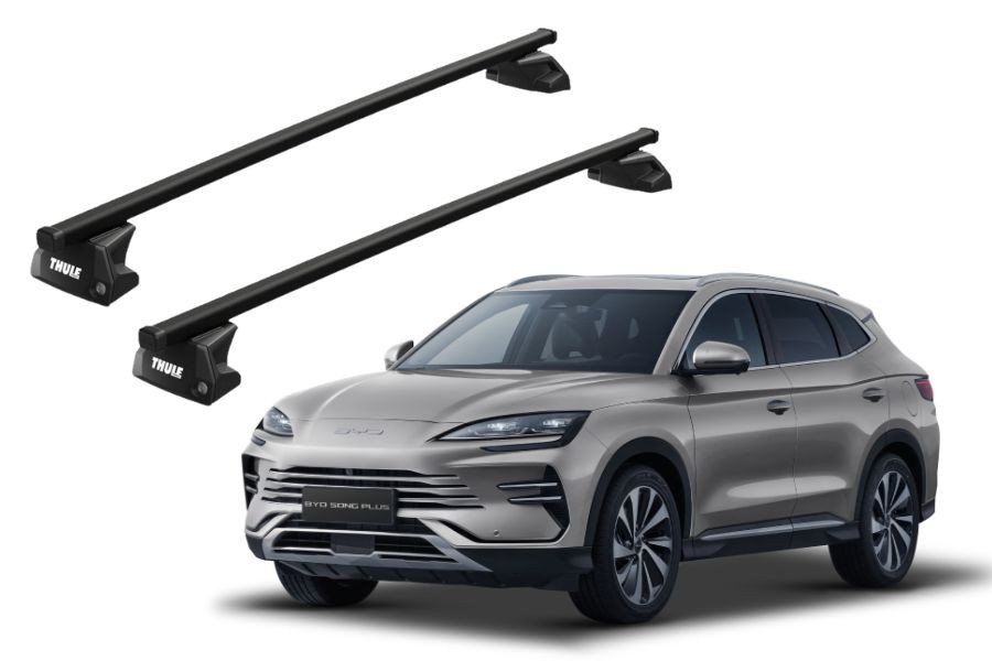 Barras THULE EVO SquareBar para autos BYD Song Plus desde 2020 -