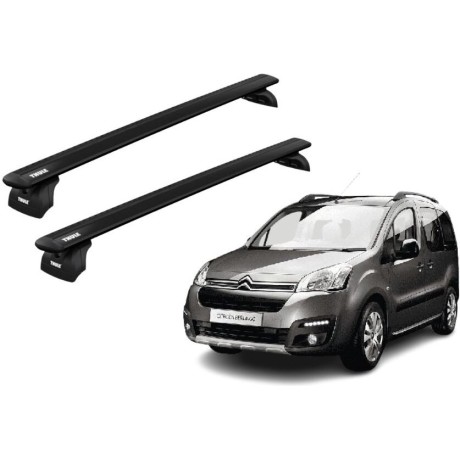 Barras THULE WingBar para Van CITROEN Berlingo 2008 a 2018 negro