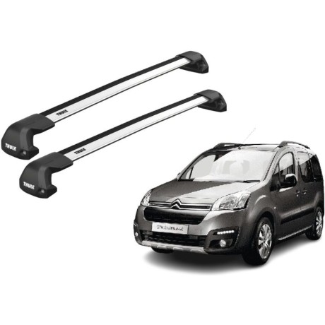 Barras THULE EDGE Flush para Van CITROEN Berlingo 2008 a 2018
