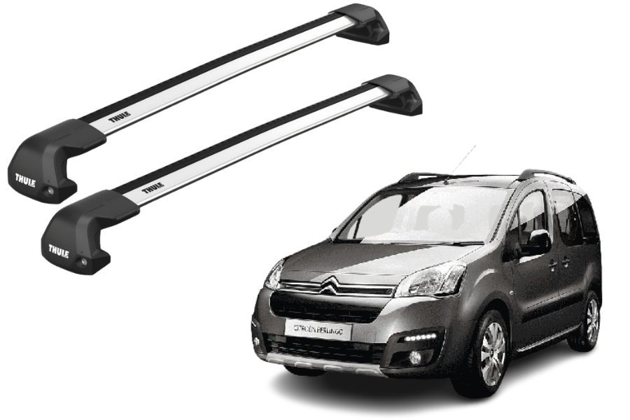 Barras THULE EDGE Flush para Van CITROEN Berlingo 2008 a 2018