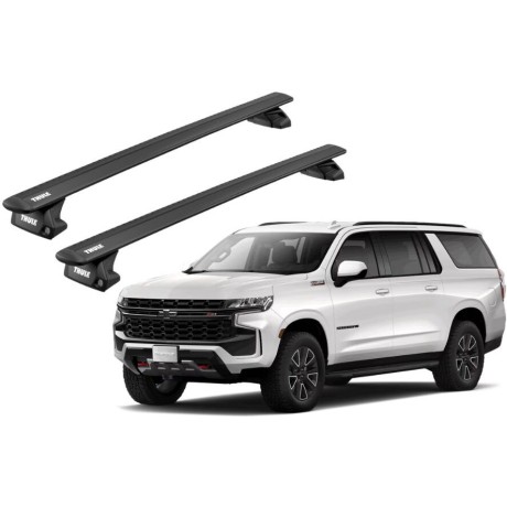Barras THULE EVO WingBar para autos CHEVROLET Suburban desde 2021 negro