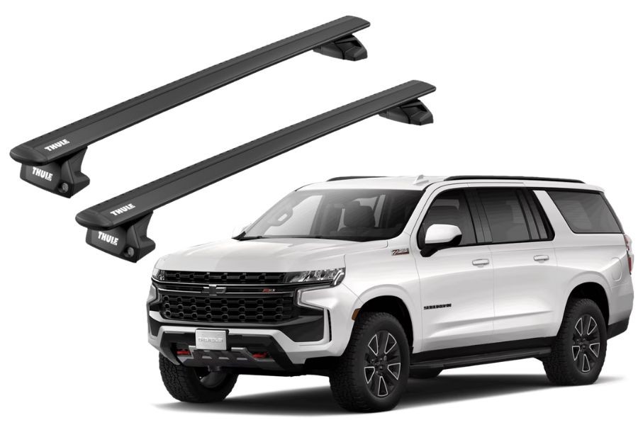 Barras THULE EVO WingBar para autos CHEVROLET Suburban desde 2021 negro