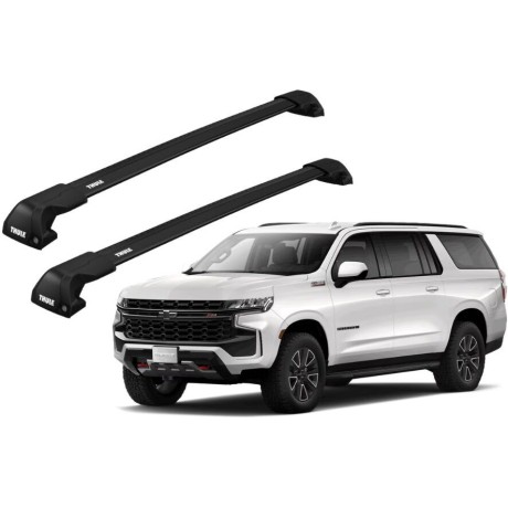 Barras THULE EDGE Flush para autos CHEVROLET Suburban desde 2021 negro